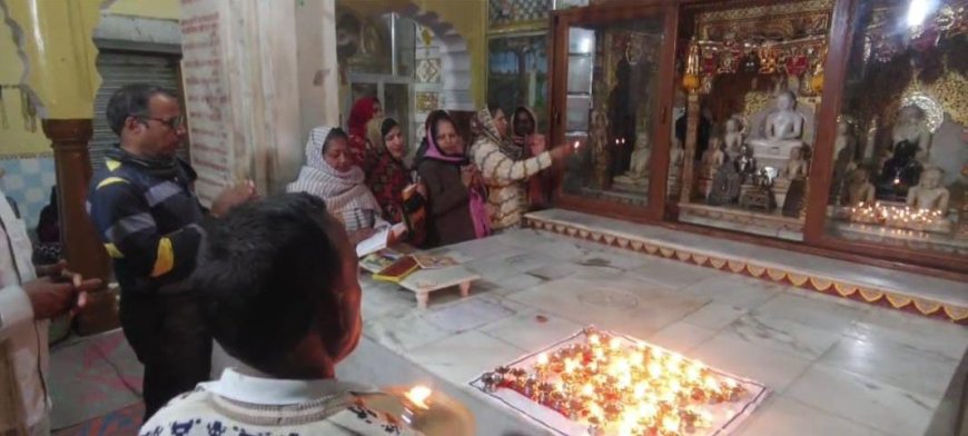 आदिनाथ जैन मंदिर में हुआ कार्यक्रम आयोजित , मोक्ष कल्याणक महोत्सव श्रद्धा और भक्ति के साथ मनाया