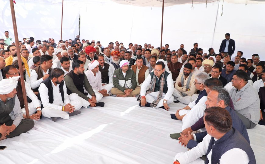 मुख्यमंत्री भजनलाल शर्मा ने पूर्व मंत्री स्व. हेमसिंह भड़ाना को दी श्रद्धांजलि