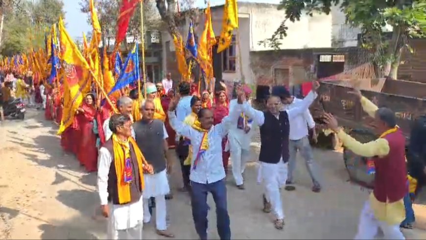 बड़ौदामेव में विशाल भंडारे में उमड़ा जनसैलाब, पाटोत्सव का आयोजन, श्री श्याम ध्वज रथयात्रा में जगह-जगह हुई आरती