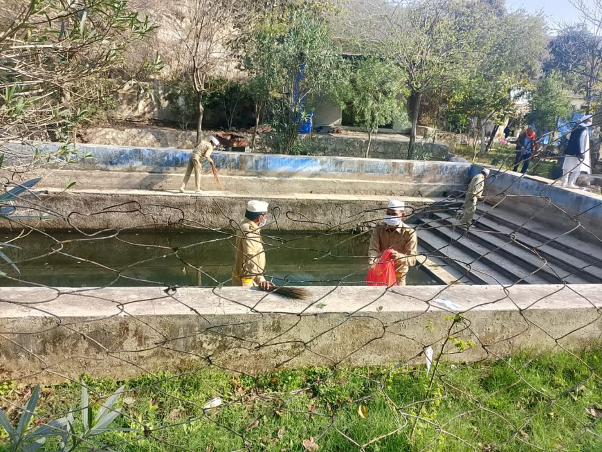 प्रोजेक्ट अमृत अभियान के तहत सफाई का किया आयोजन