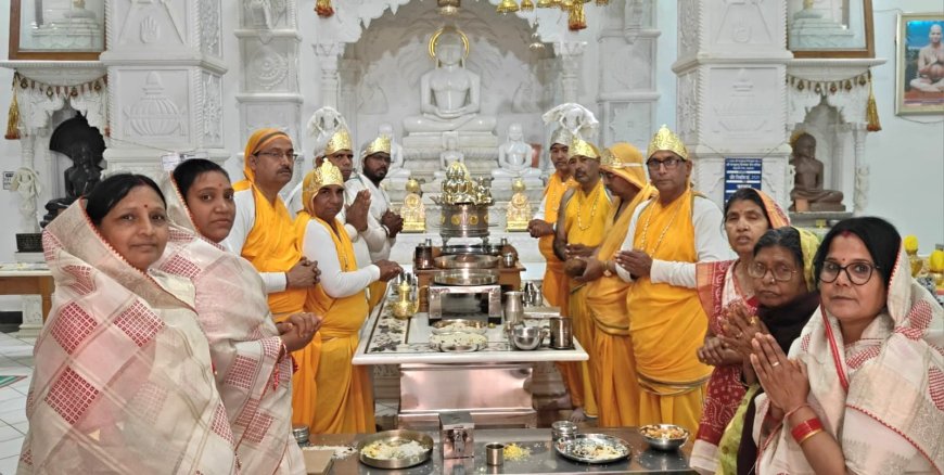 श्रद्धा और उल्लास के साथ मनाया गया भगवान संभव नाथ का गर्भ कल्याणक महोत्सव