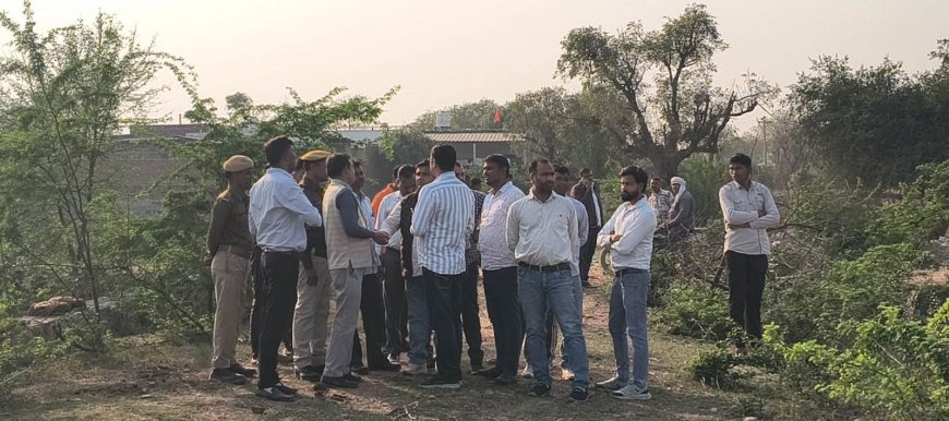 नौंह में अवैध निर्माण पर बीडीए की कार्यवाही