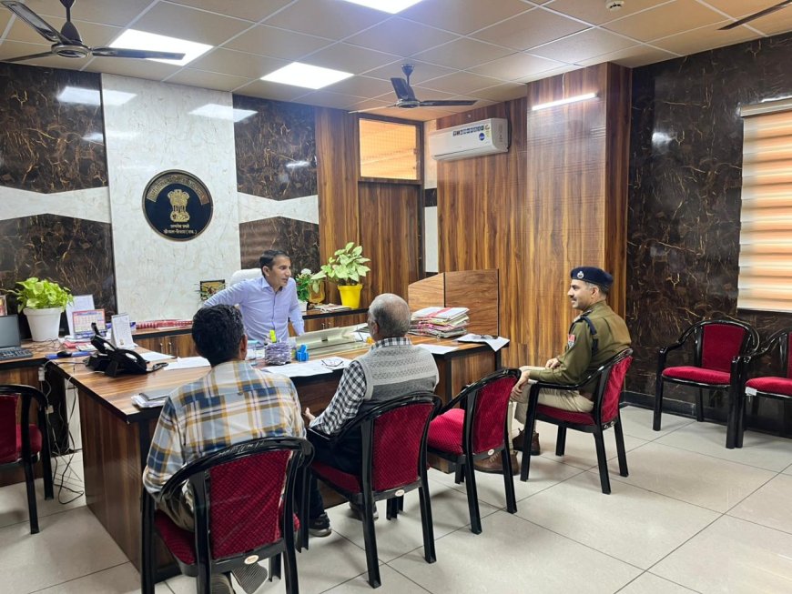 अवैध खनन को लेकर अतिरिक्त जिला कलक्टर ने ली समीक्षा बैठक;  एसआईटी की बैठक का हुआ आयोजन