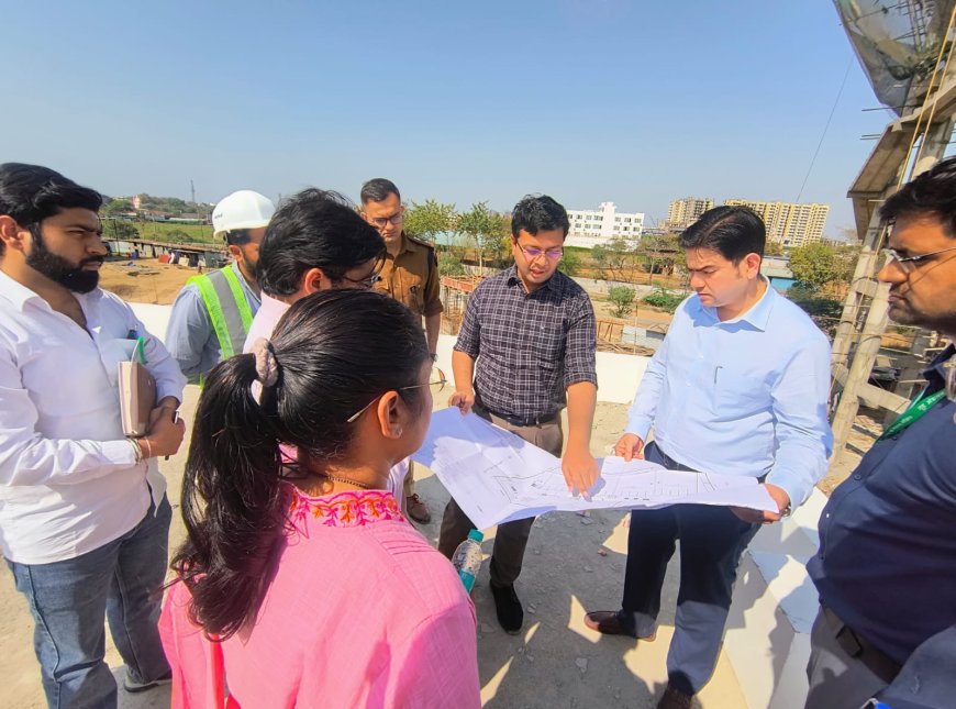 केंद्रीय पर्यावरण वन एवं जलवायु परिवर्तन मंत्री कि टीम एवं स्थानीय प्रशासन ने किया एसटीपी साइट का निरीक्षण, दिए आवश्यक निर्देश