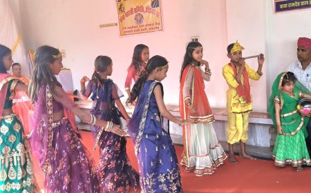 बाल संस्कार केंद्रों के वार्षिकोत्सव में बच्चों ने बिखेरी देशभक्ति की छटा