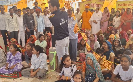 ब्रह्माकुमारीज़ द्वारा आध्यात्मिक होली स्नेह मिलन समारोह आयोजित