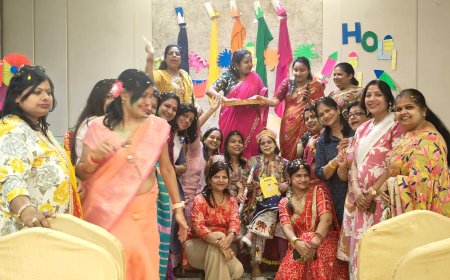 सखी एंजेल्स का होली मिलन समारोह