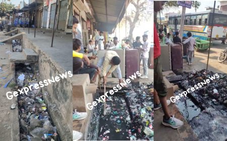 करोड़ों का बजट फिर भी गंदगी का अंबार: गोविंदगढ़ में ठेकेदार की मनमानी से दुकानदार खुद कर रहे नालों की सफाई