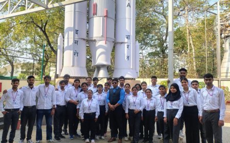 विक्रम साराभाई स्पेस प्रदर्शनी और साइंस सिटी का औद्योगिक भ्रमण