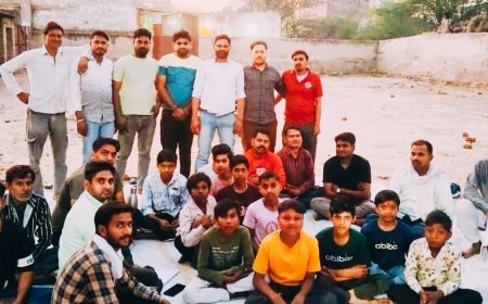 लक्ष्मणगढ़ में सैनी समाज ने मनाया होली मिलन समारोह