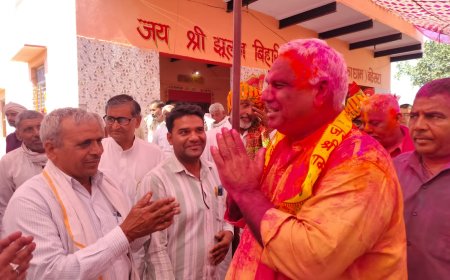 होली का यह रंगोत्सव हमे भेदभाव मिटाकर एक जुट होकर आगे बढ़ने की प्रेरणा देता है- जवाहर सिंह बेढ़म