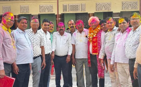 खंडेलवाल वैश्य समाज खेरली के निर्विरोध अध्यक्ष बने गोकुल खंडेलवाल