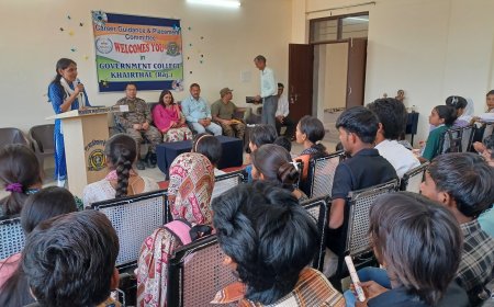 खैरथल महाविद्यालय में सेना भर्ती कार्यालय की ओर से हुई विशेष सेमिनार