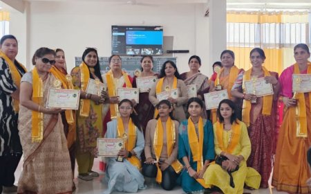 सुख सेवा संस्थान ने किया ग्यारह  मातृशक्तियों को किया सम्मानित; अंतर्राष्ट्रीय महिला दिवस पर मातृशक्ति सम्मान समारोह का आयोजन