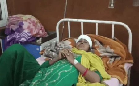 वर्ल्डकप फाइनल मैच में जश्न मनाने पर लाठी-डंडों से हमला: आरोप- छत पर चढ़कर गोली चलाई, युवती के सिर में 9 टांके आए