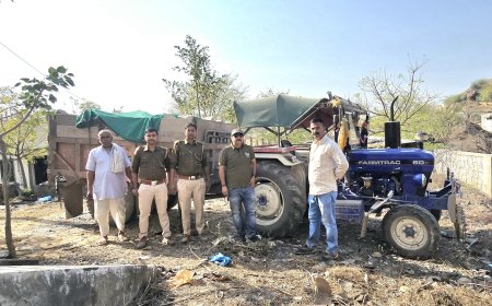 रैणी, राजगढ ,लक्ष्मणगढ उपखण्ड क्षेत्र मे अवैध खनन का सिलसिला जारी,अवैध खनन मे लिप्त एक जेसीबी दो ट्रैक्टर ट्राली सहित जप्त