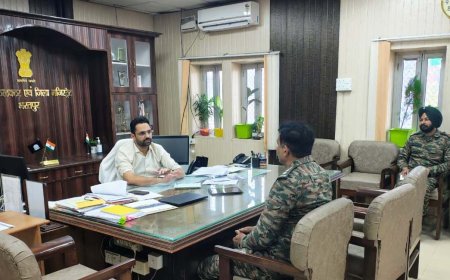 भारतीय सेना में विभिन्न पदों की भर्ती 1 अप्रैल तक होगा पंजीकरण; जिला कलक्टर के साथ सेना भर्ती कार्यालय के अधिकारियों ने की बैठक