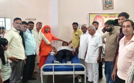 रक्तदान शिविर में 467 यूनिट रक्त संग्रहित हुआ युवाओं ने लिया उत्साह के साथ भाग