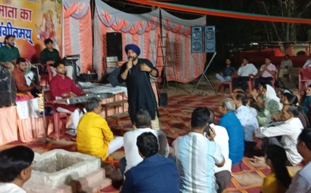 राजगढ़ के मालाखेडा गेट स्थित शीतला माता के मंदिर मे जागरण का हुआ आयोजन