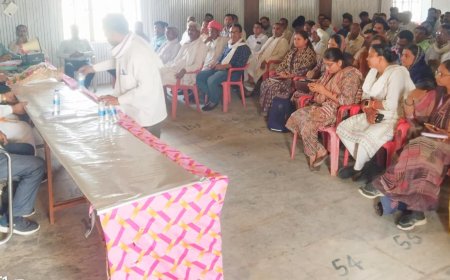 कठूमर पंचायत समिति में जनकल्याणकारी योजनाओं की समीक्षा बैठक हुई आयोजित