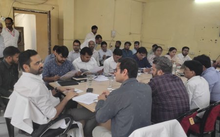 आशान्वित ब्लॉक कार्यक्रम की समीक्षा बैठक आयोजित, रैंकिंग सुधारने पर जोर