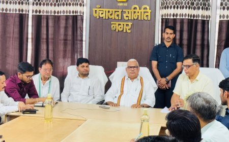 गृह राज्य मंत्री जवाहर सिंह बेढम ने की मुख्यमंत्री के भरतपुर प्रवास की तैयारियों की समीक्षा; राजस्थान दिवस को गरिमामय ढंग से मनाने के लिए दिए विशेष दिशा-निर्देश