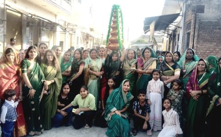 गणगौर उत्सवः पुष्करणा ब्राह्मण समाज ने शहर में बेडला सवारी निकाली, नगर भ्रमण भी किया