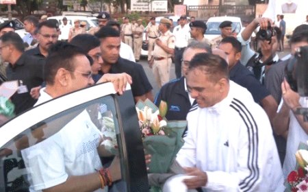 युवाओं के साथ मुख्यमंत्री ने लगाई दौड़:बोले- 5 साल युवाओं ने खून के आंसू रोए, अब उड़ान के लिए तैयार रहिए; सरकार आपके साथ