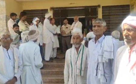 राजगढ़ के लिए स्वीकृत हुए केंद्रीय विद्यालय के मामले में उठे विरोध के सुर, गांव दलालपुरा के ही ग्रामीण उतरे आवंटन के विरोध में उपखण्ड अधिकारी रैणी को सौंपा जिला कलैक्टर के नाम ज्ञापन