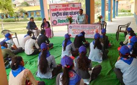 पीएम श्री राजकीय उच्च माध्यमिक विद्यालय वैर में राष्ट्रीय सेवा योजना के विशेष शिविर आयोजित