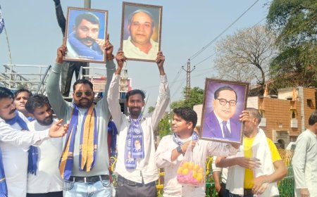 भीम आर्मी आजाद समाज पार्टी ने मनाया पार्टी का 6वॉ स्थापना दिवस