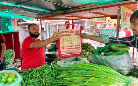 तखतगढ़ नगर पालिका ने चलाया जागरूकता अभियान,   12 किलो प्लास्टिक थेली  जब्त
