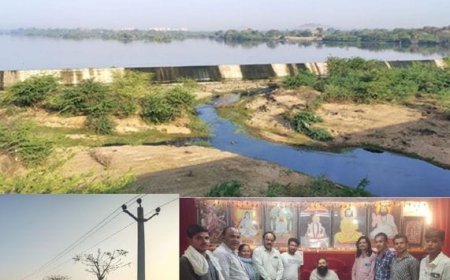 कोठारी नदी में रासायनिक पानी से फसलें तबाह, किसानों में रोष; मुख्यमंत्री व कलेक्टर को भेजा ज्ञापन