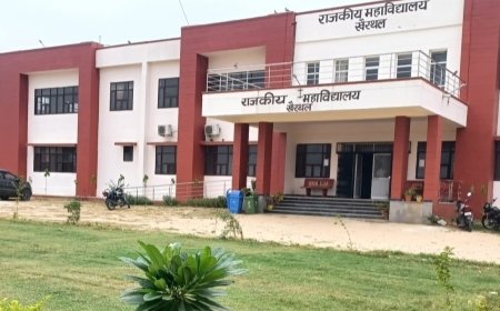 राजकीय महाविद्यालय खैरथल में राजस्थान दिवस के उपलक्ष्य  में प्रश्नोत्तरी प्रतियोगिता एवं  स्कूटी वितरण आयोजन