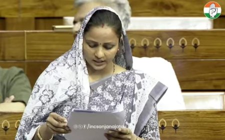 भरतपुर सांसद संजना जाटव ने संसद में उठाई किसानों की आवाज़