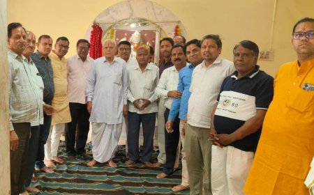 श्री राम मंदिर खेरली में नवरात्रा का घट स्थापना कार्यक्रम हुआ सम्पन्न