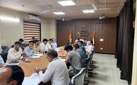 जिला कलेक्टर की अध्यक्षता में समीक्षा बैठक, समर कंटीन्जेंसी कार्य 15 अप्रैल से पहले पूर्ण करने के निर्देश