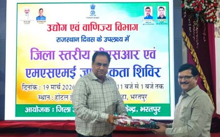 राजस्थान दिवस पर सीएसआर एवं एमएसएमई जिला स्तरीय जागरूकता शिविर आयोजित