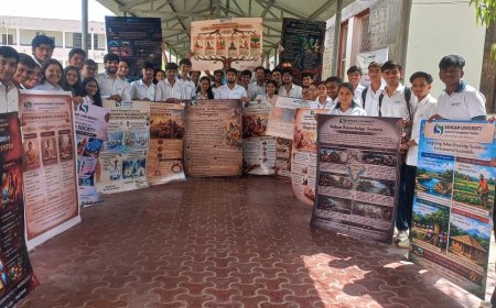 संगम विश्वविद्यालय, भीलवाड़ा के प्रबंधन अध्ययन संकाय में भारतीय ज्ञान प्रणाली प्रदर्शनी का आयोजन