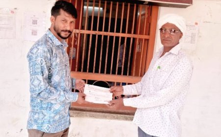 कोठार डाक जीवन बीमा क्लेम आकस्मिक मृत्यु होने पर सुरक्षा कवच प्रदान 7लाख 72 हजार का किया गया बीमा का क्लेम भुगतान