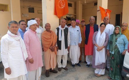 भुसावर में सामवेद पारायण यज्ञ का शुभारंभ; वेद ज्ञान के अभाव में विश्व में अशांति - स्वामी आत्मज्ञान आनंद सरस्वती