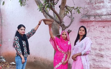 पक्षियों को पीने के पानी को लगाए परिंडे, बलेश बोली- पक्षी मानव के मित्र