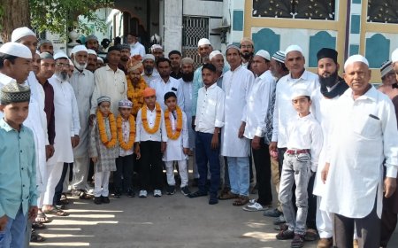 जामा मस्जिद में अकीदतमंदों ने अदा की ईद उल फितर की नमाज अमन चैन की मांगी दुआएं