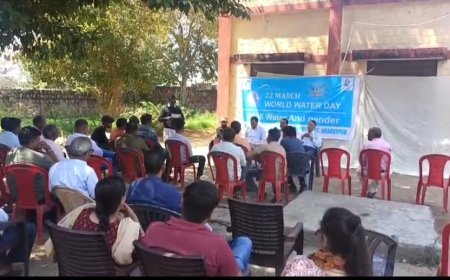 भरतपुर में जिला स्तरीय विश्व जल दिवस का आयोजन