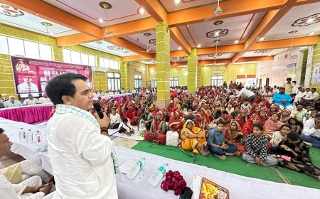 कर्मा बाई जयंती पर निकाली शोभायात्रा विधायक राजेंद्र मीणा द्वारा प्रतिभाओं का किया सम्मान