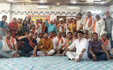 भाजपा हमीरगढ़ मंडल में पं. दीनदयाल उपाध्याय प्रशिक्षण शिविर आयोजित, एकात्म मानवदर्शन और सांस्कृतिक राष्ट्रवाद भाजपा की मूल विचारधारा – सांसद अग्रवाल