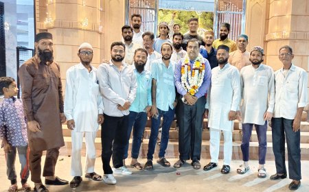 साजिद खान प्रदेश अल्पसंख्यक संयुक्त सचिव की नियुक्ति मिलने पर समाज में खुशी की लहर