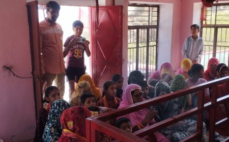 किशोरपुरा के  माता मंदिर में चैत्र नवरात्रि की धूम, श्रद्धालुओं की  उमडी भीड़