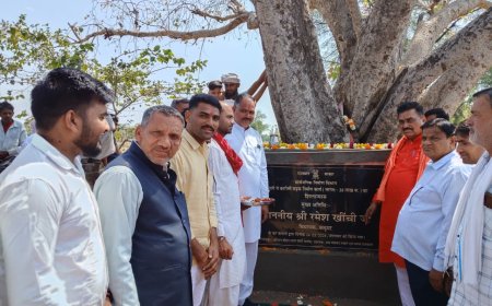 विधायक खींची ने क्षेत्र में कई सड़कों का किया शिलान्यास;  बोले- क्षेत्र के विकास में कोई कमी नहीं रहेगी