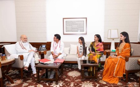 महुवा विधायक राजेंद्र मीना ने नई दिल्ली में केंद्रीय गृहमंत्री अमित शाह से की शिष्टाचार भेंट क्षेत्र के विकास को लेकर की चर्चा